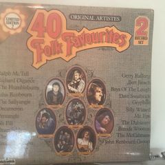 40 Folk Favourites vinyl Lp