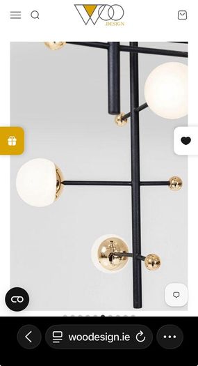Trapez Black Pendant Lamp - Kare Design