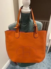 Orange bags selling together
