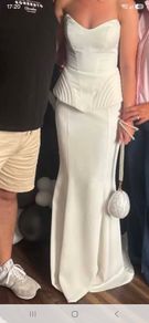 Ivory white Debs dress