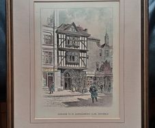 Entrance to St Bartholomew Close Smithfield Print