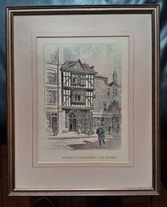 Entrance to St Bartholomew Close Smithfield Print