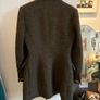 Hand embroidered Zara wool dark green coat Image 7
