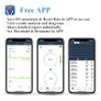 Pulse Oximeter Bluetooth, Oxygen Saturation Monitor, Wireless Blood Oxygen Monitor with Audio Reminder on Device & Smartphone Free APP, Meter SpO2 Pulse Rate for Adult Tracker Rechargeble Image 7