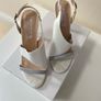 Amy Huberman White/Silver Sandal Image 5