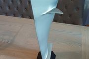 Large Mounted Boeing 737 CFM 56-3 Titanium Jet Engine Blade, Aircraft, Aviation