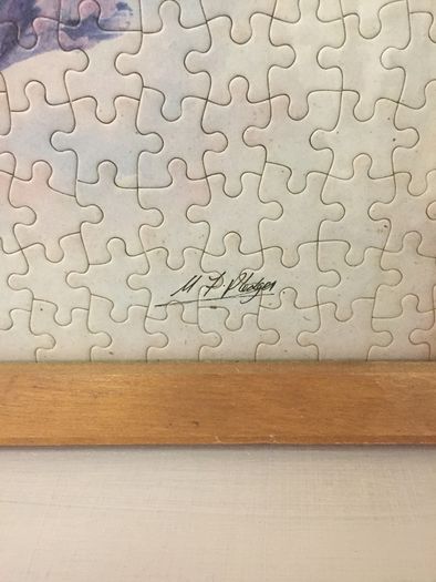 vintage jigsaw picture