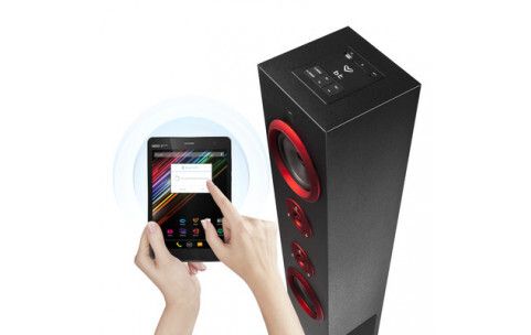Bluetooth Remote Control Tower Home Speaker System - 60W RMS - USB MP3 microSD Card Input