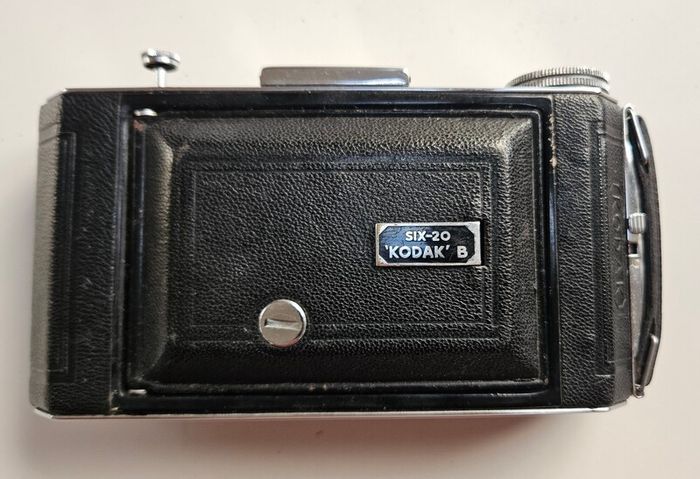 Vintage Kodak Six 20 B Camera With Original Box - Vintage Film Camera