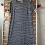 dress street one navy & white striped dress size 38(12) Image 7