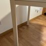 White IKEA table Image 3
