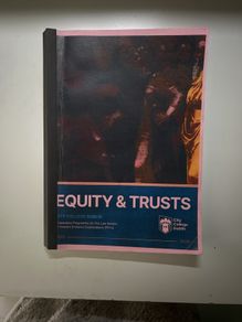 City Colleges 2026 Equity and Trusts Manual