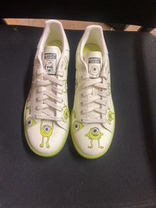 Mens Size 7 adidas Stan Smith Monsters Inc Mike Wazowski Sneakers FZ2706 NEW