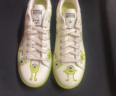 Mens Size 7 adidas Stan Smith Monsters Inc Mike Wazowski Sneakers FZ2706 NEW