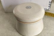 Lided round jar storage or as trinklet box Handcrafted product from Bandon, County Cork, Ireland.