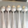 Solid silver 800 German antique spoon set Image 5