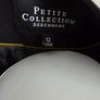Never worn. Beautiful Size 12 Debenhams Petite collection olive green and black suit Image 4