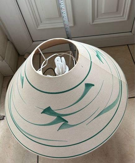 Studio Pottery Lamp and shade/ Stoneware Jackson