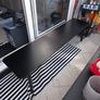 black wood extendable kitchen table / ezliving matching bench Image 3