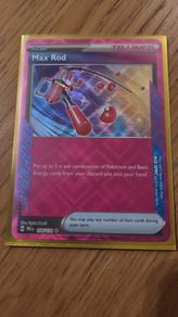 Pokemon Prismatic Evolutions Max Rod #116