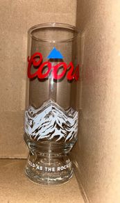 Coors beer Pint glass
