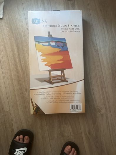Easel real wood 80cm