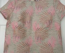 Leaf print FRNCH top - Size S