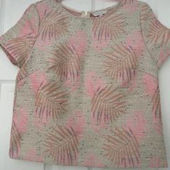 Leaf print FRNCH top - Size S
