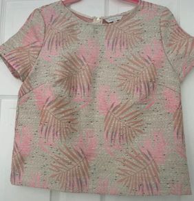 Leaf print FRNCH top - Size S