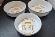 Enamelware Pie Dish  x 3