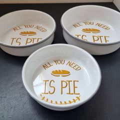 Enamelware Pie Dish  x 3