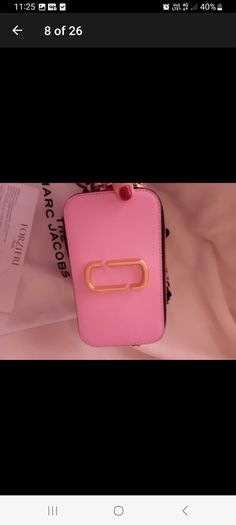 Marc Jacobs Snapshot Saffiano Leather Camera Bag - Pink - BNWT RRP 395