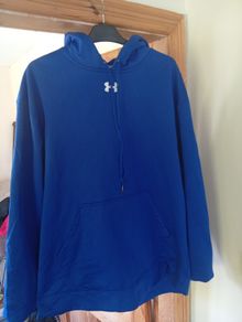 Blue under armour hoodie XL
