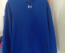 Blue under armour hoodie XL