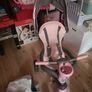 girls pink smart trike Image 2