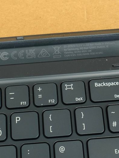 Samsung Galaxy Tab S7/ S7 5G/ S8 Book Cover Keyboard Original (Model: DT870)- Black