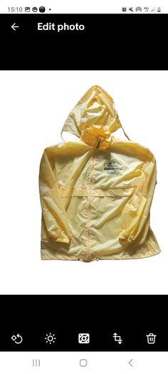 WRC Rally RallyRACC Jacket Yellow Windbreaker Raincoat Mens Size XL