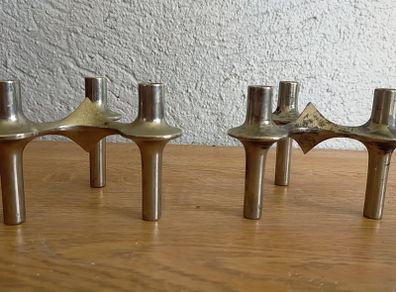 Orion Candle Holders By Caesar Stoffi & Fritz Nagel For Bmf, 1960's