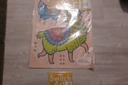 funky llama wall art and light switch art