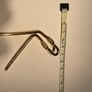 Gold vintage hair fork with purple stones Image 5