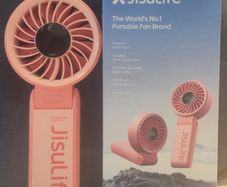 JisuLife Handheld Fan 7 - Pink - Brand New