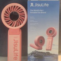 JisuLife Handheld Fan 7 - Pink - Brand New