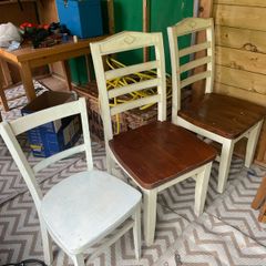 3 sturdy kitchen chairs