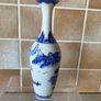 Chinese Pair Eggshell Porcelain Colbalt Blue/ White Elegant Vases Image 6