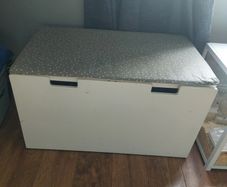 ikea storage box bench