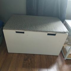 ikea storage box bench