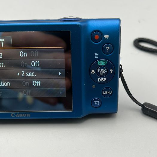 Canon PowerShot A4000 IS 16MP Digital Camera Blue - Full Kit