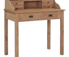 Desk 90x50x100 cm Solid Teak Wood