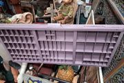 Vintage Painted Wooden Printers Tray