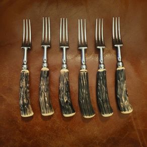 Mid-century Sheffield England, Antler forks
